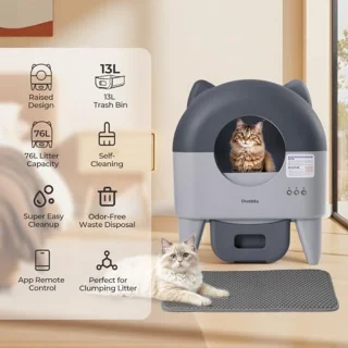 Zelfreinigende kattenbak voor meerdere katten