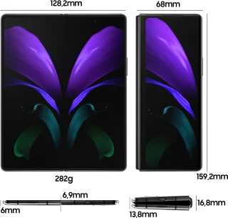 Samsung Galaxy Z Fold 2 - 5G - 256GB - Phantom Black