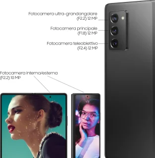 Samsung Galaxy Z Fold 2 - 5G - 256GB - Phantom Black