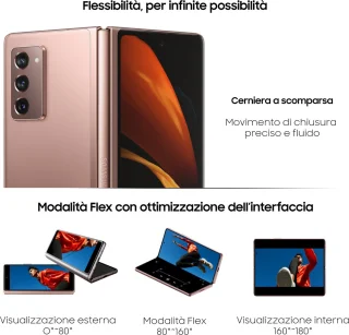 Samsung Galaxy Z Fold 2 5G - 256GB - Mystic Bronze