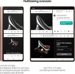 Samsung Galaxy Z Fold 2 5G - 256GB - Mystic Bronze