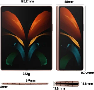 Samsung Galaxy Z Fold 2 5G - 256GB - Mystic Bronze