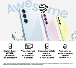 Samsung Galaxy A55 5G - 128GB - Awesome Lemon