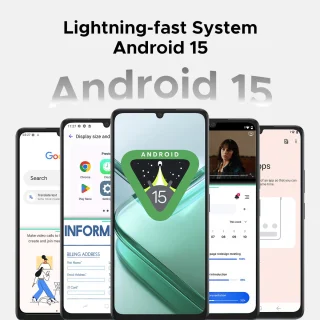 DOOGEE Note58 Pro 4G Android Mobiele Telefoon 15,32 GB + 256 GB 6250 mAh Batterij Ontgrendeld Smartphone 6,75" HD + 90 Hz AI Camera 16 MP Octa-Core Dual SIM NFC - Zwart