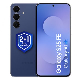 De Samsung Galaxy S25 FE - 256GB - Navy + 1 jaar extra garantie in één oogopslag