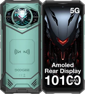 DOOGEE S200X 5G Simlockfreie Smartphone 32GB 512GB, 33W snelladen, 6,72'' AMOLED-scherm, 100MP, NFC,Groen