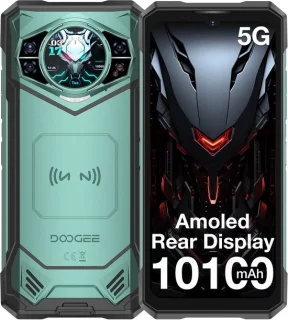 DOOGEE S200X 5G Simlockfreie Smartphone 32GB 512GB, 33W snelladen, 6,72'' AMOLED-scherm, 100MP, NFC,Groen