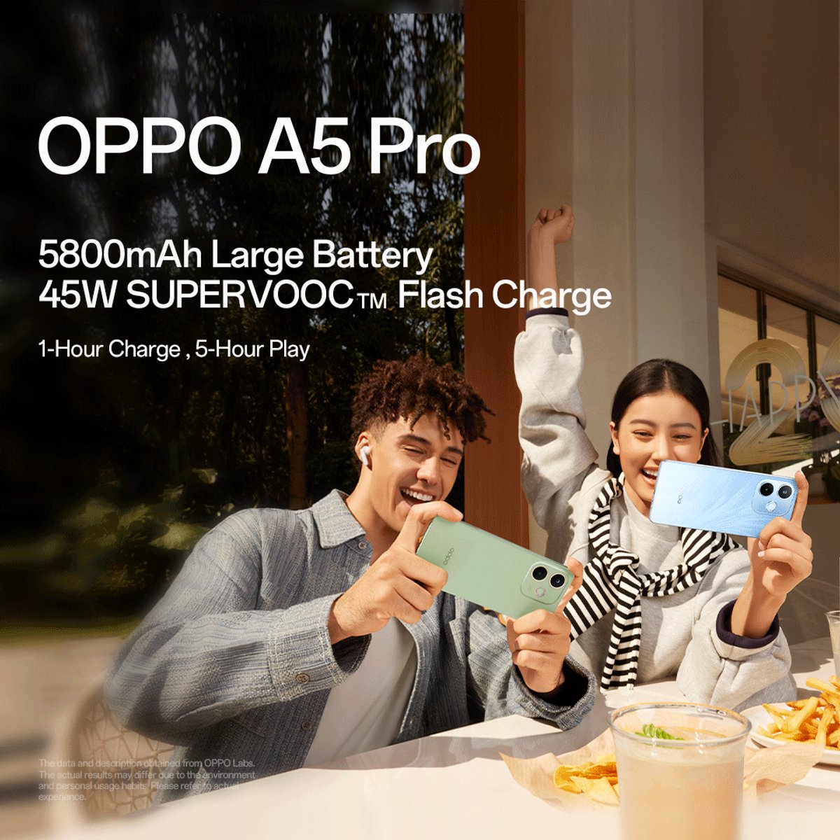 A5 Pro 5G Olive Green 8GB RAM 256GB Storage