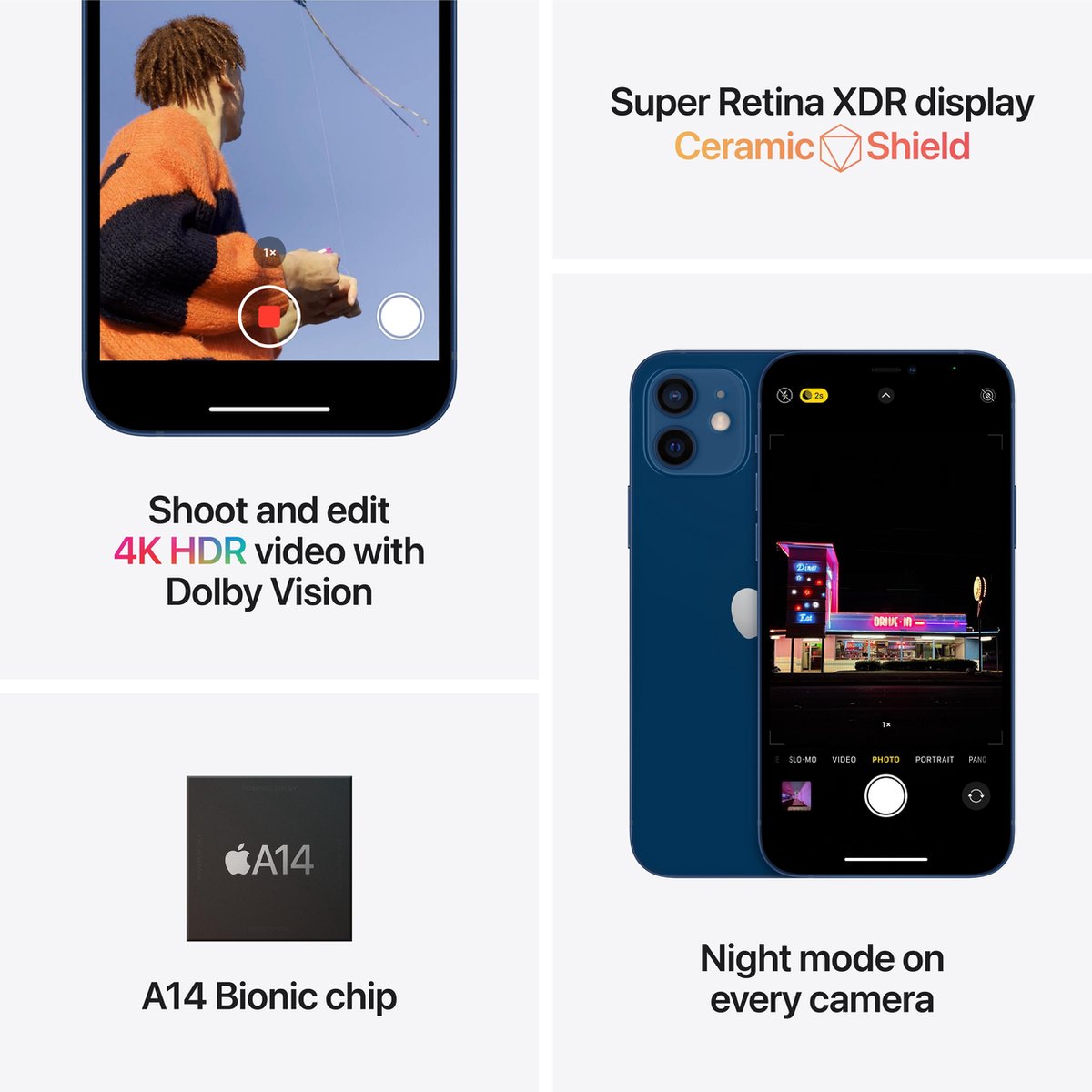 Apple iPhone 12 64GB Blauw