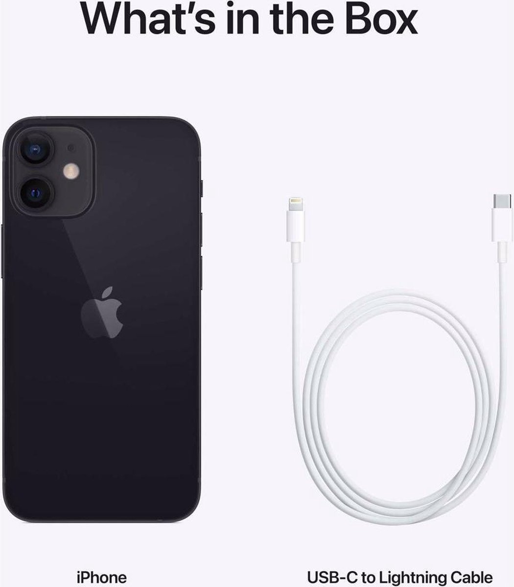 Apple iPhone 12 Mini 128GB Zwart