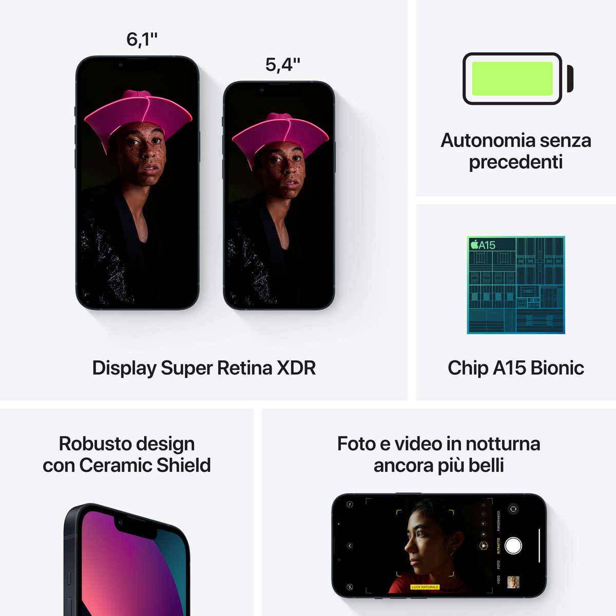 Apple iPhone 13 256GB Middernacht