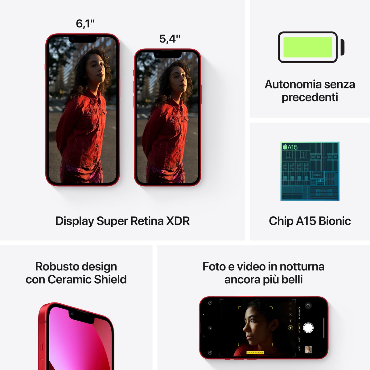 Apple iPhone 13 256GB Rood