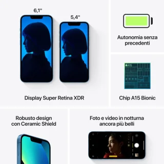 Apple iPhone 13 mini 128GB Blauw
