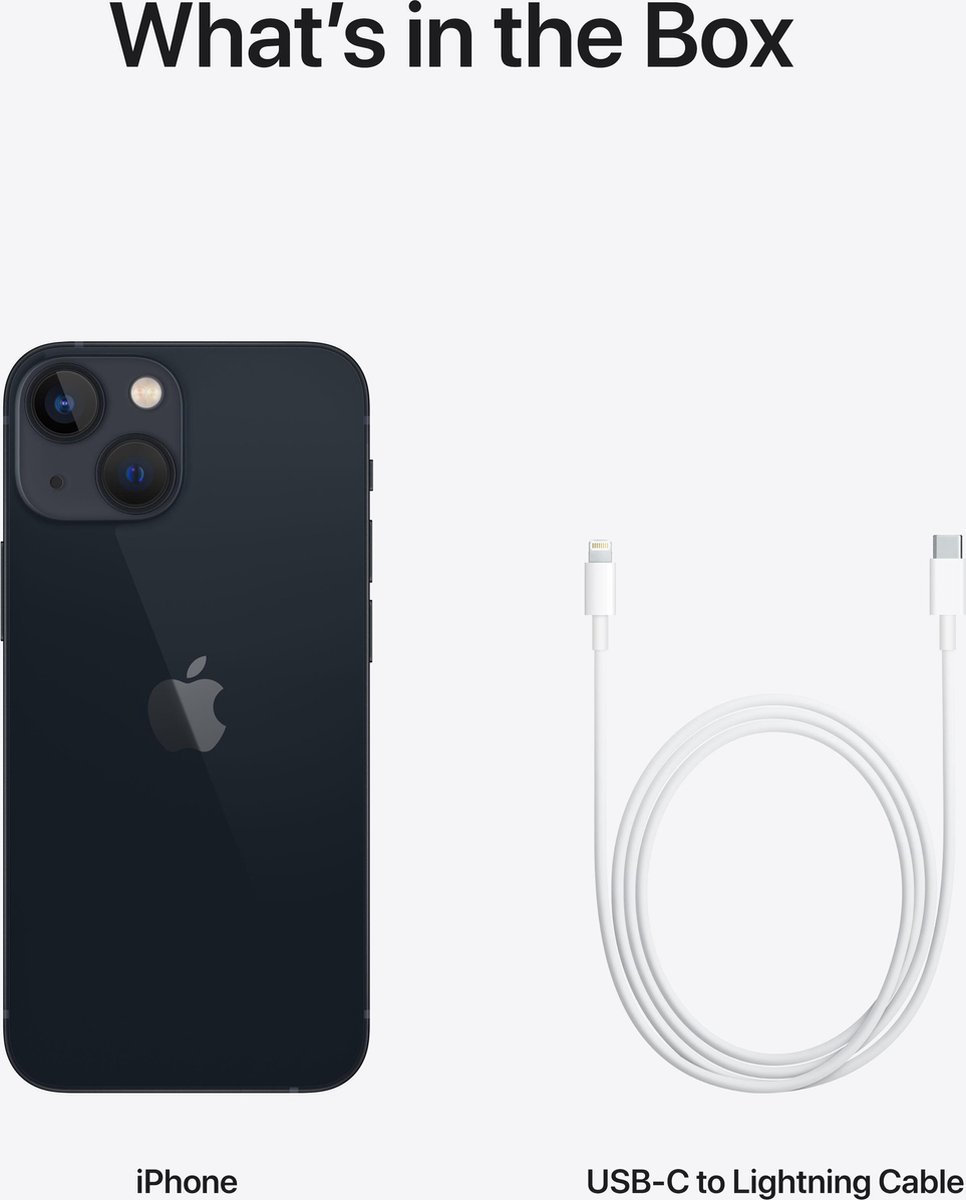 Apple iPhone 13 mini 128GB Middernacht