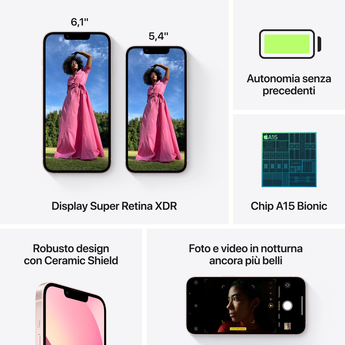Apple iPhone 13 mini 128GB Roze