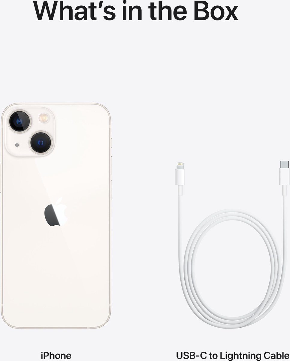Apple iPhone 13 mini 256GB Sterrenlicht