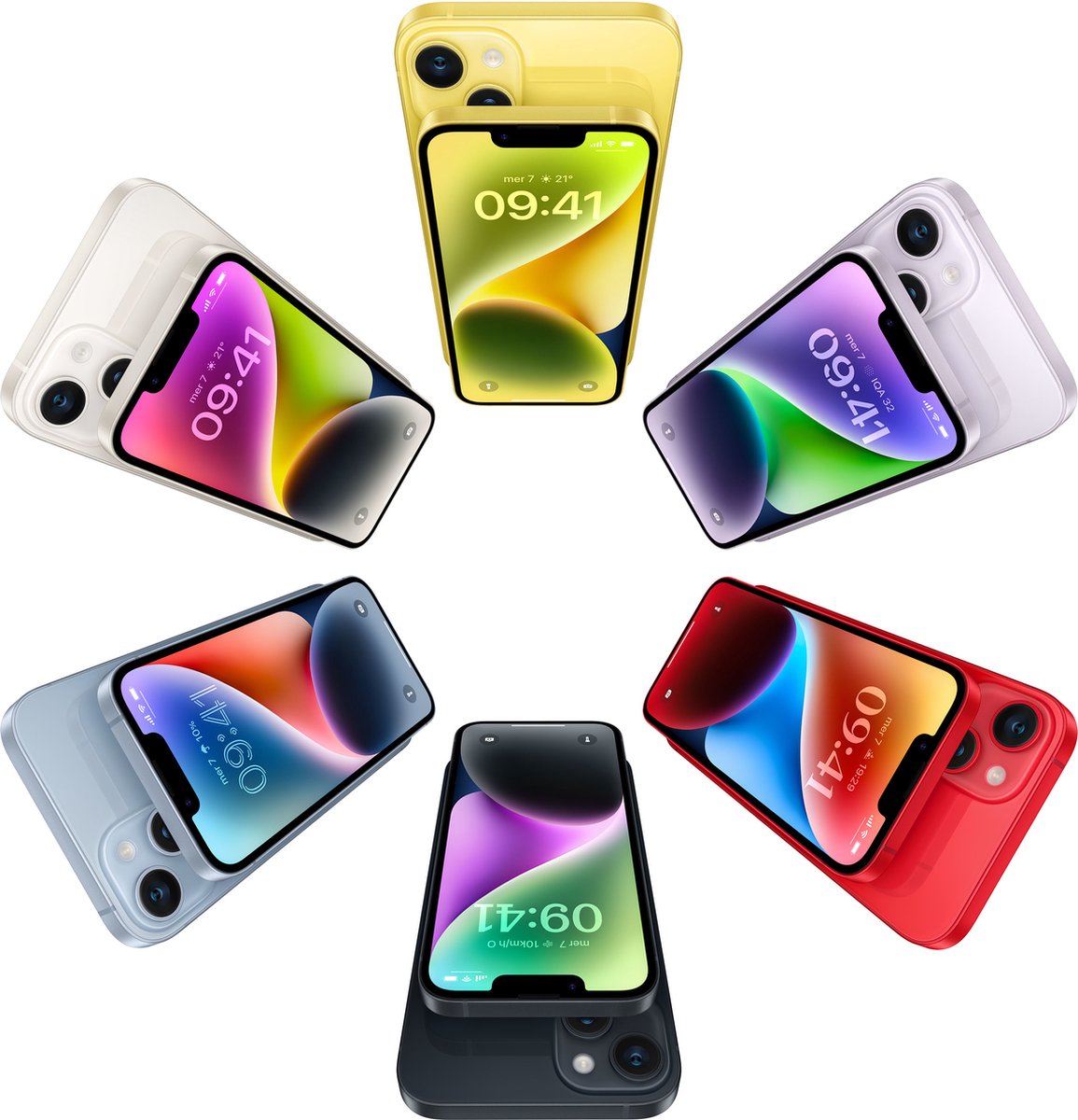 Apple iPhone 14 128GB Geel