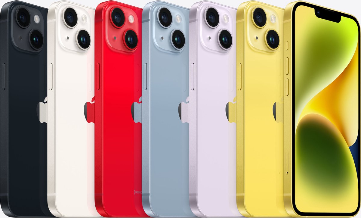 Apple iPhone 14 128GB Geel
