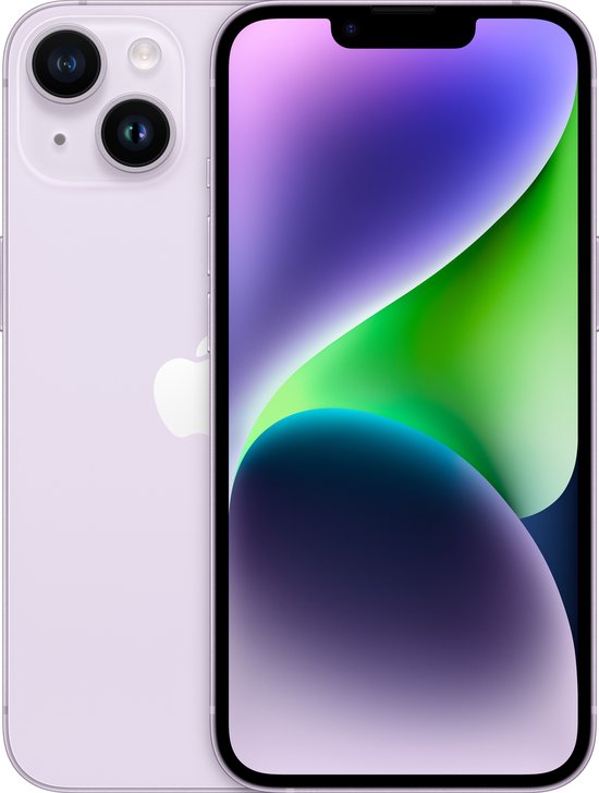 Apple iPhone 14 6.1" 128GB Paars Dual SIM