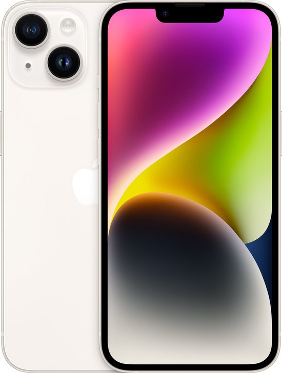 Apple iPhone 14 6.1" 128GB Wit Dual SIM