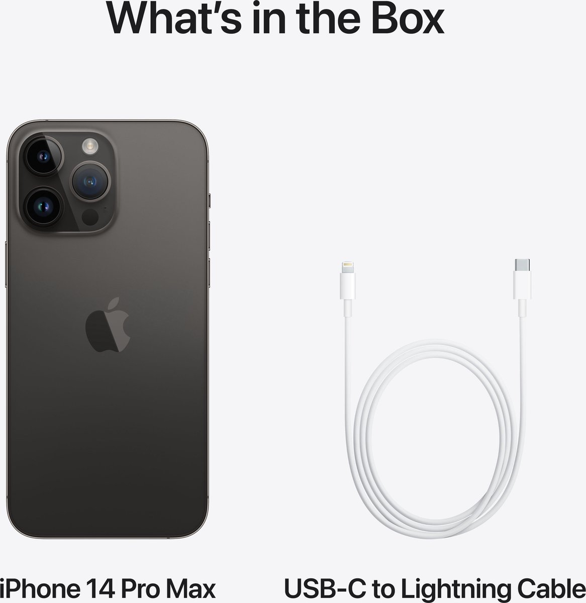 Apple iPhone 14 Pro Max 128GB Spacezwart