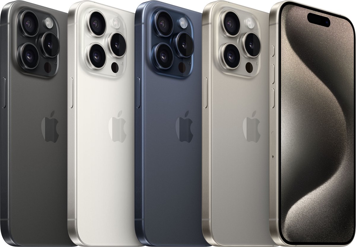 Apple iPhone 15 Pro 128GB Zwart Titanium