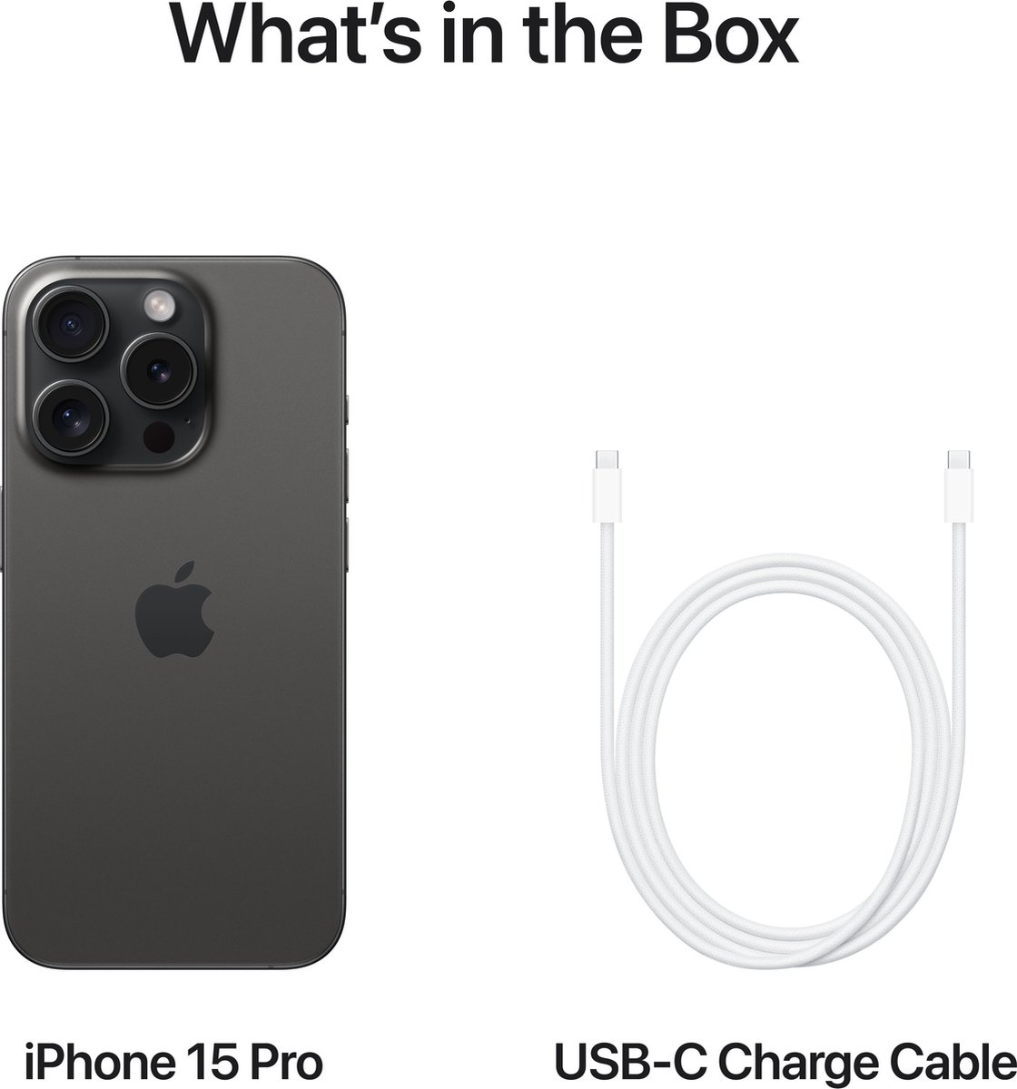 Apple iPhone 15 Pro 128GB Zwart Titanium