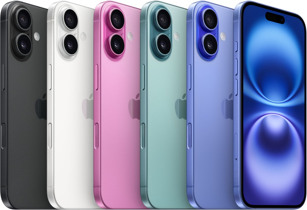 Apple iPhone 16 Plus 512GB Blauw