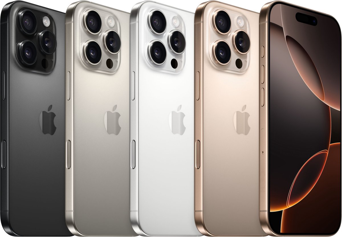 Apple iPhone 16 Pro 128GB Wit Titanium
