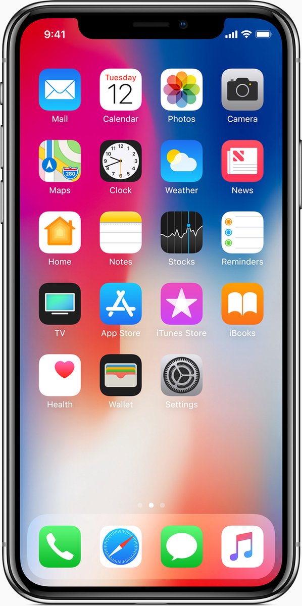Apple iPhone X 256GB Zilver
