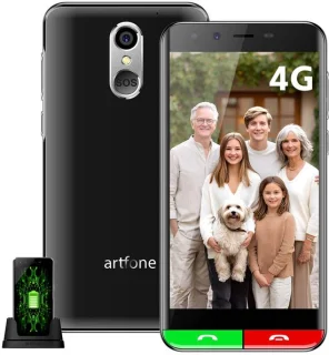 Artfone Smart 500 senioren telefoon zwart