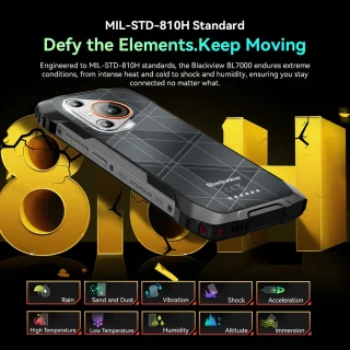 Blackview BL7000 5G Robuuste Smartphone 24GB 256GB Oranje