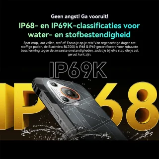 Blackview BL7000 5G Robuuste Smartphone 24GB RAM 256GB Zwart