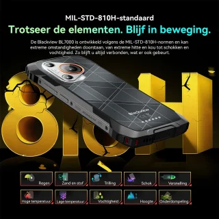 Blackview BL7000 5G Robuuste Smartphone Oranje