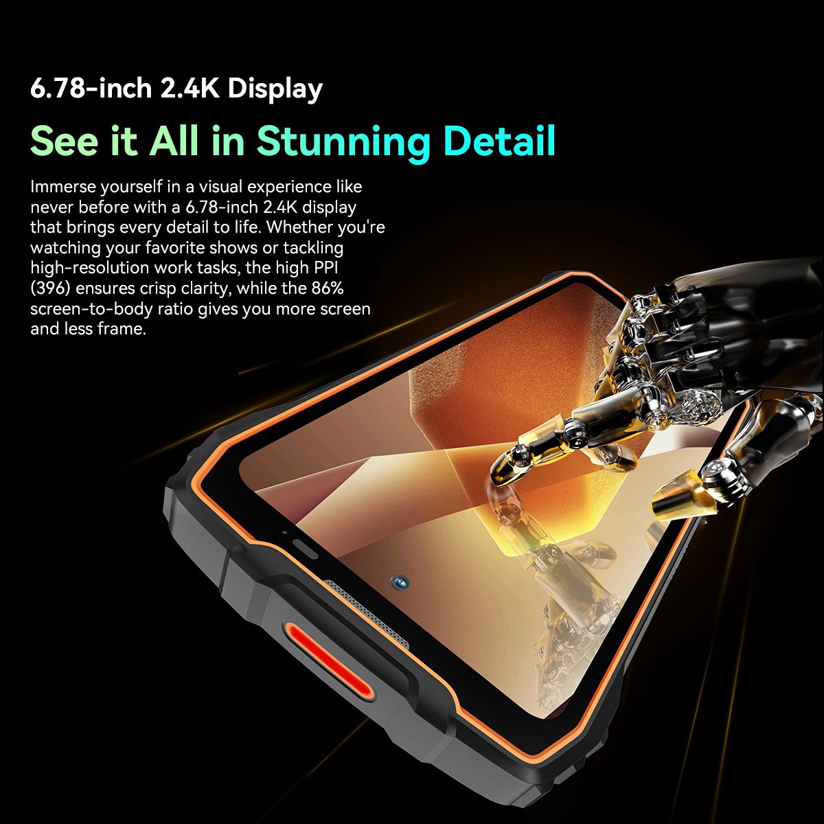 Blackview BL7000 Outdoor Smartphone 24GB 256GB Dual SIM Oranje