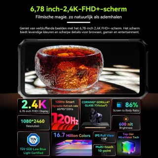 Blackview BL9000 Pro 5G Smartphone 36GB 512GB Zwart