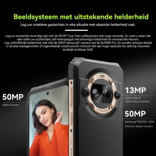 Blackview BL9000 Pro 5G Smartphone 36GB 512GB Zwart