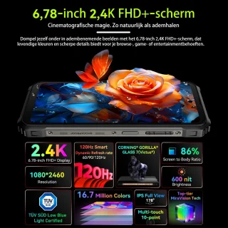 Blackview BL9000 Robuuste 5G Smartphone 24GB 512GB Goud