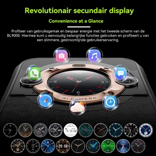 Blackview BL9000 Smartphone 24GB RAM 512GB Zwart