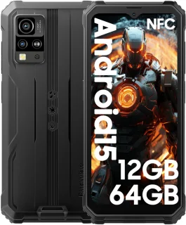 Blackview BV4800 SE Robuuste Smartphone 12GB RAM 64GB Zwart