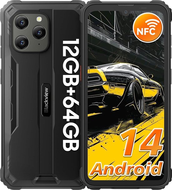Blackview BV5300 Pro Robuuste Smartphone 4GB 64GB Zwart