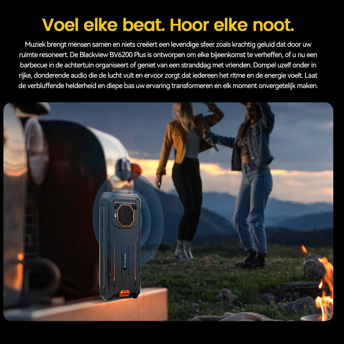 Blackview BV6200 Plus Outdoor Smartphone 24GB 256GB Groen