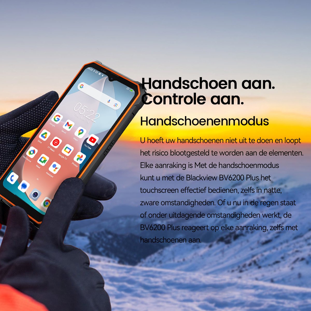 Blackview BV6200 Plus Outdoor Smartphone 24GB 256GB Groen