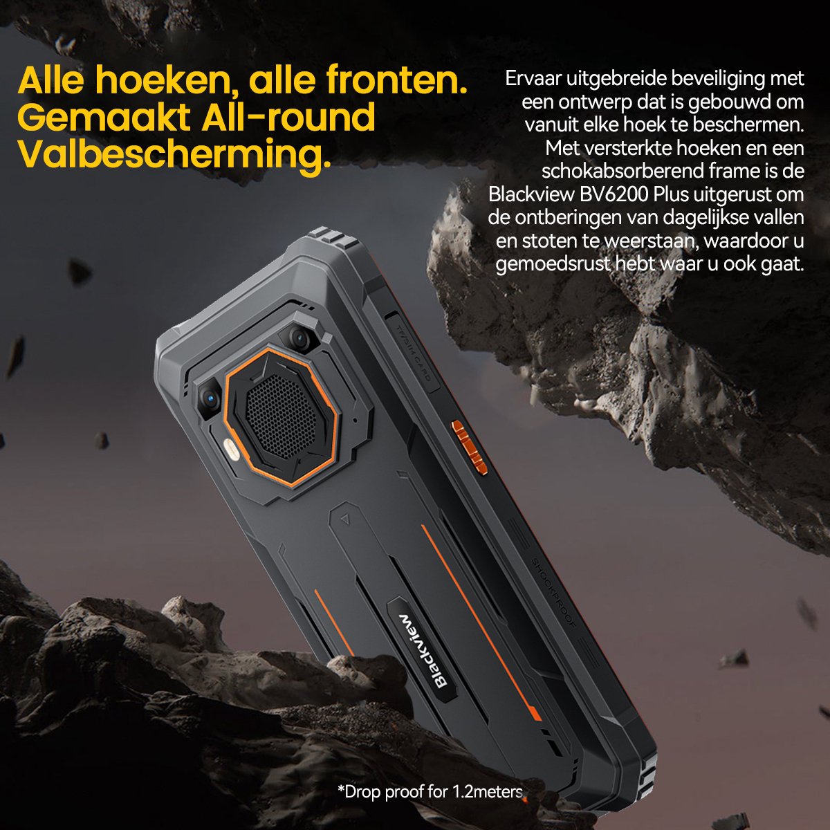Blackview BV6200 Plus Outdoor Smartphone 24GB 256GB Groen