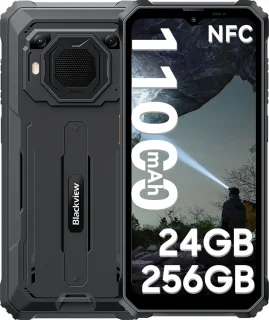 Blackview BV6200 Plus Robuuste Smartphone 8GB RAM 256GB Zwart