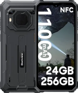 Blackview BV6200 Plus Robuuste Smartphone 8GB RAM 256GB Zwart