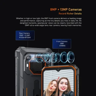 Blackview BV6200 Pro 128GB 6GB RAM Robuuste Smartphone Zwart