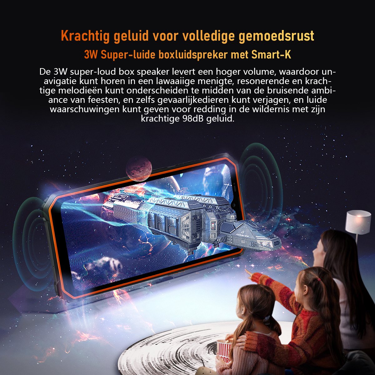 Blackview BV6200 Pro Robuuste Smartphone 18GB RAM 128GB Oranje