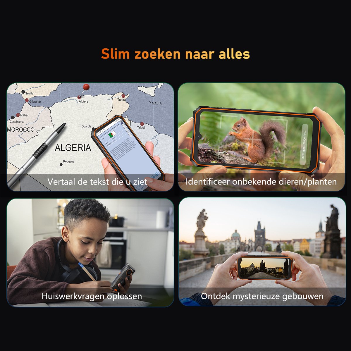 Blackview BV6200 Pro Robuuste Smartphone 18GB RAM 128GB Oranje