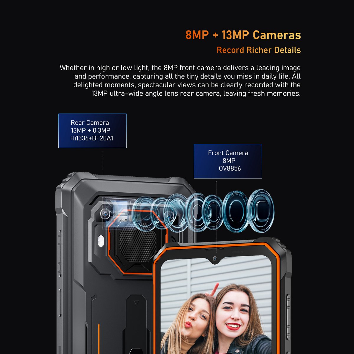 Blackview BV6200 Pro Robuuste Smartphone 6GB 128GB Groen